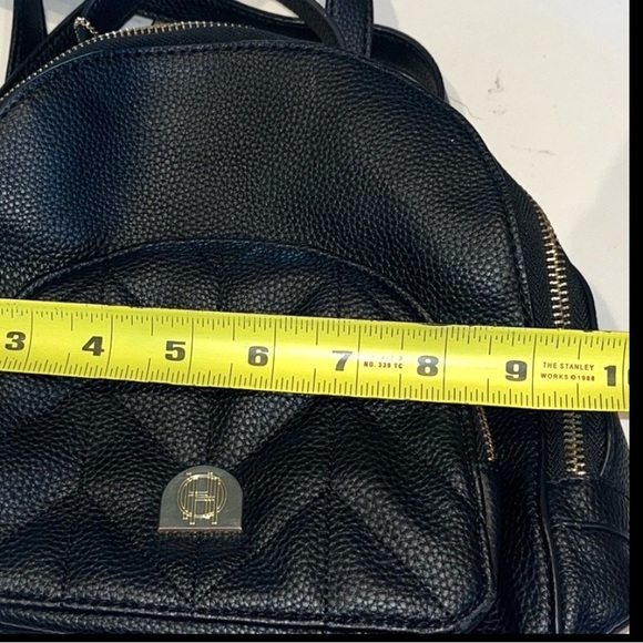 House of Harlow 1960 Black Textured Faux Leather Mini Backpack NWOT - Picture 12 of 12